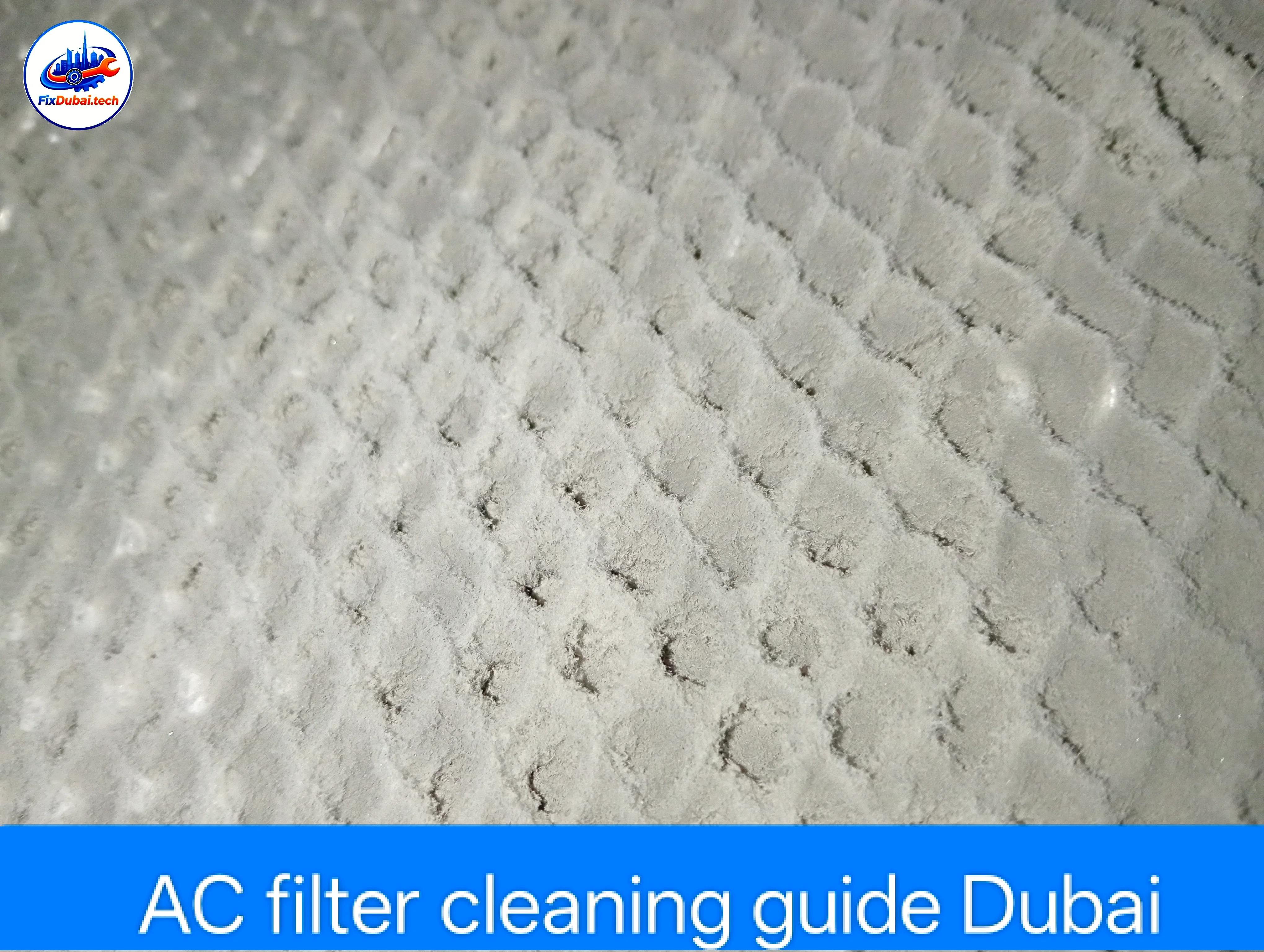 AC filter cleaning guide Dubai